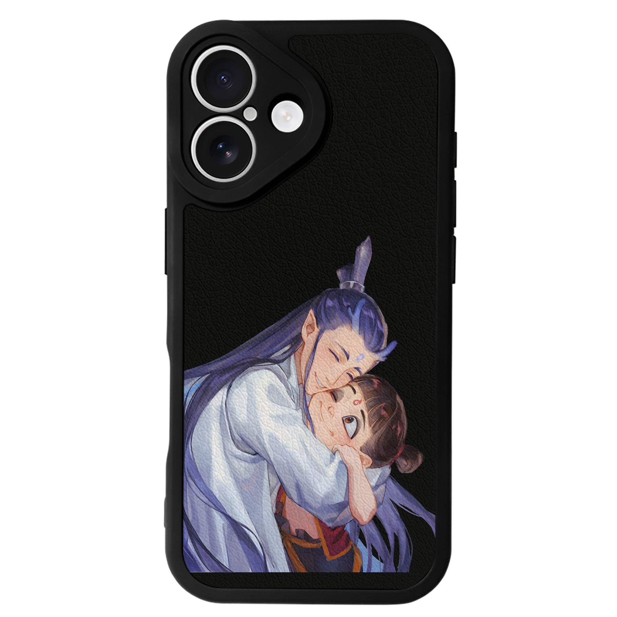 （画像用） Ne Zha 2 ナタ 魔童の大暴れ 【iPhone 16シリーズ対応】シリコンスマホケース（レザー調） 材質：シリコン